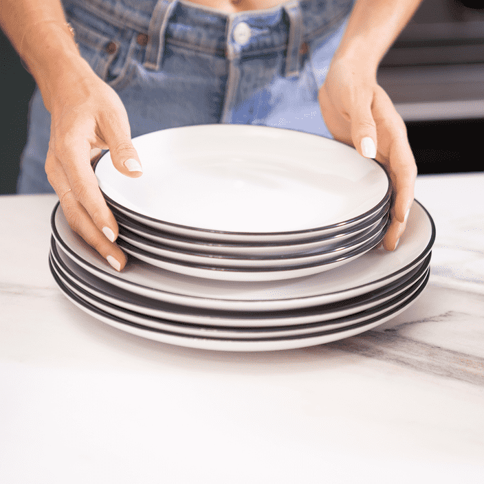 Large plate set best sale