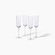 Flute Glass - Set of 4