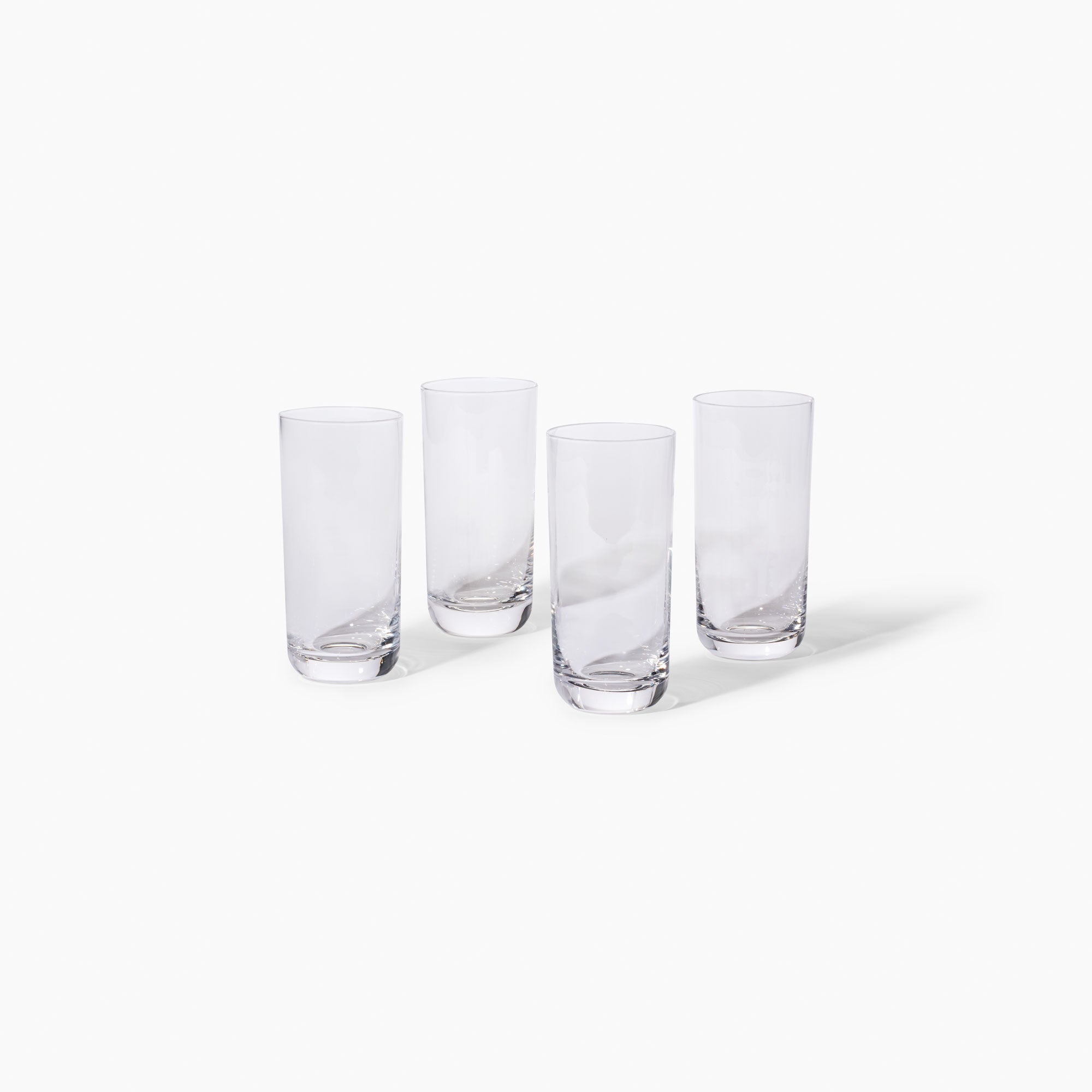 Highball Water Glasses - Tall Drinking Glass Set of 8